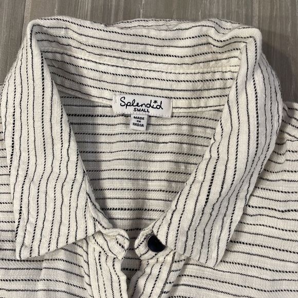 Splendid sleeveless stripe shirt dress, size Small - Picture 4 of 7